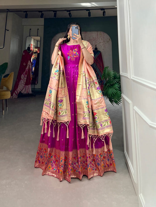 Paithani Gown