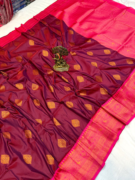 AKSP1 South Kanjiwaram Paithani