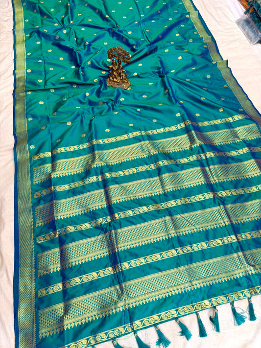 GKSAK Gadwal Silk Saree
