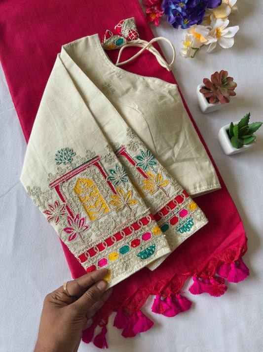 Pure Khadi cotton Saree