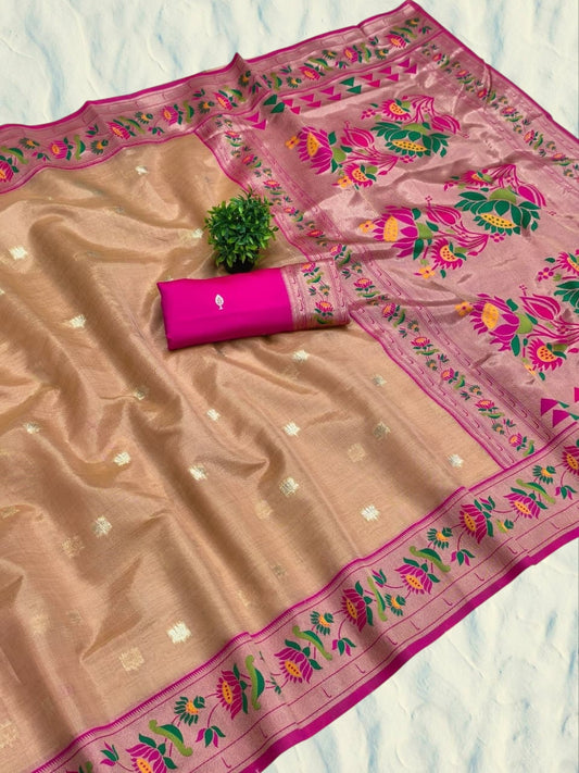 TL16 Tissue Lotus Paithani