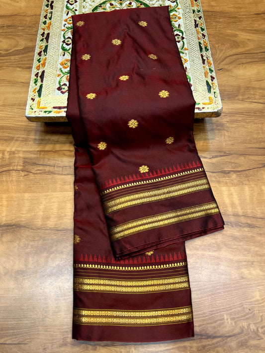 NS01 Narayanpeth Silk Saree