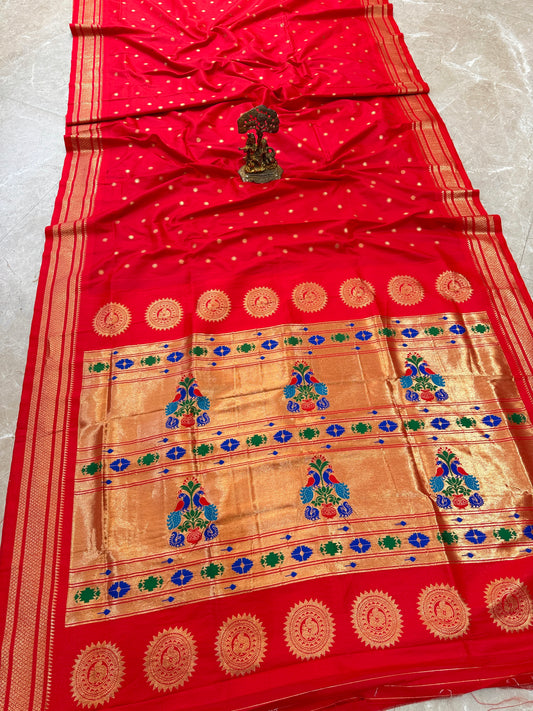 MAHARANI01 BLACK PAITHANI