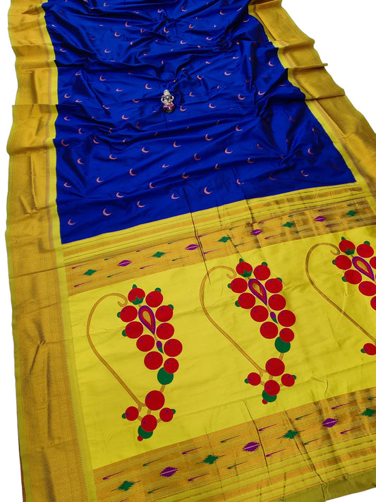 Nath Pallu Chandrakor Paithani