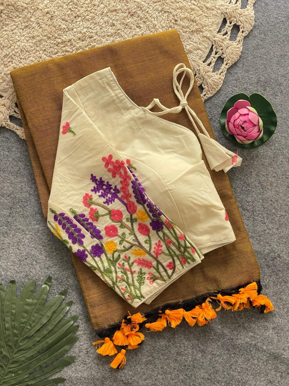 Pure Khadi cotton Saree