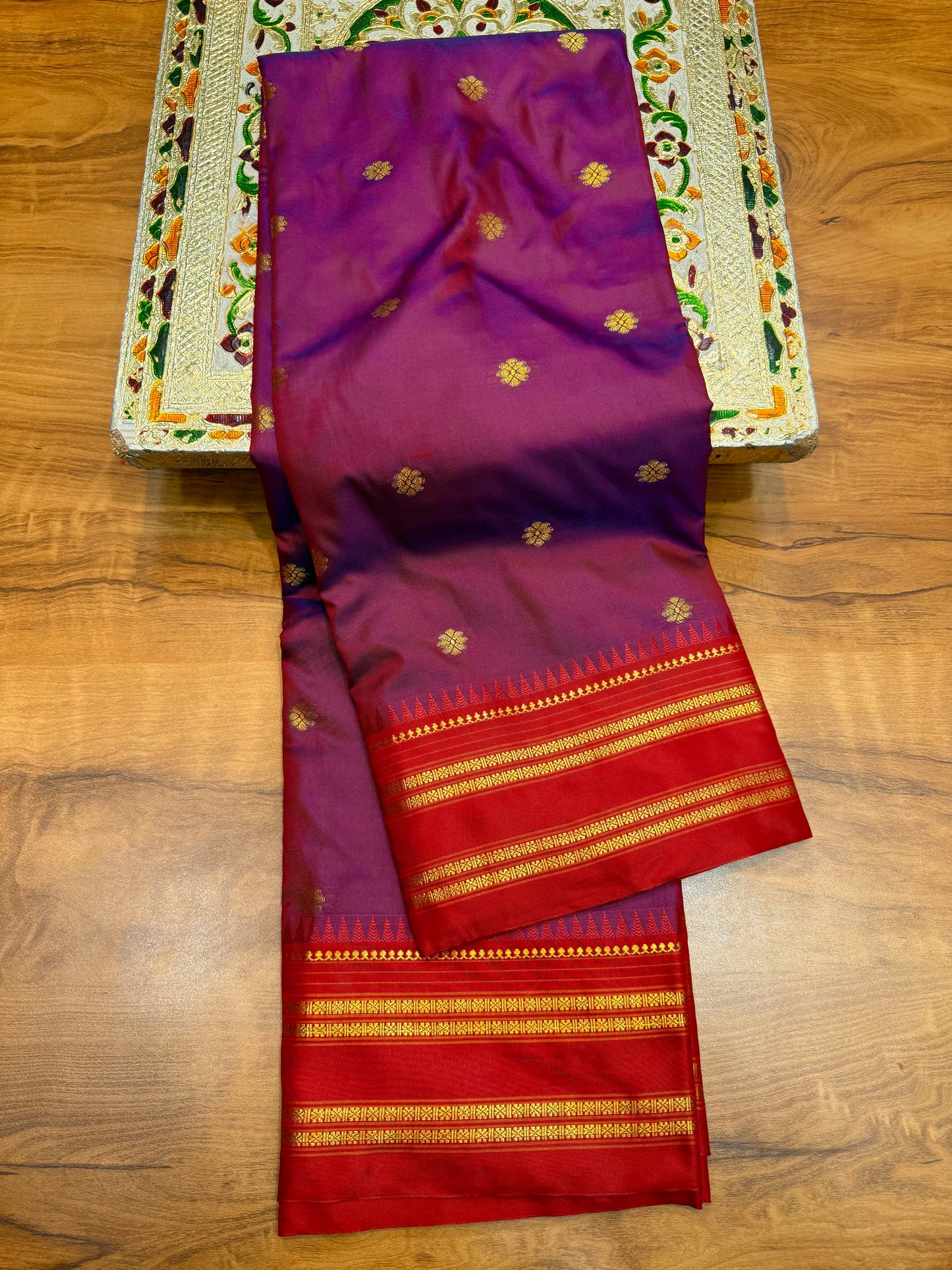 NS01 Narayanpeth Silk Saree
