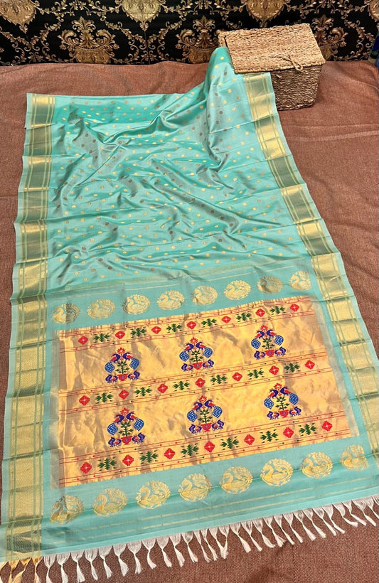 Kalanjali Paithani Pure Silk Handloom