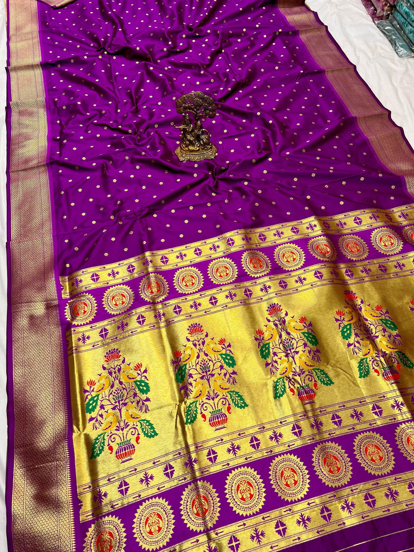 Soft silk kalanjali paithani