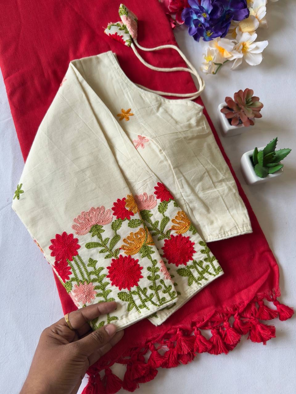 Pure Khadi cotton Saree