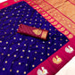Peacock Motif Border Paithani