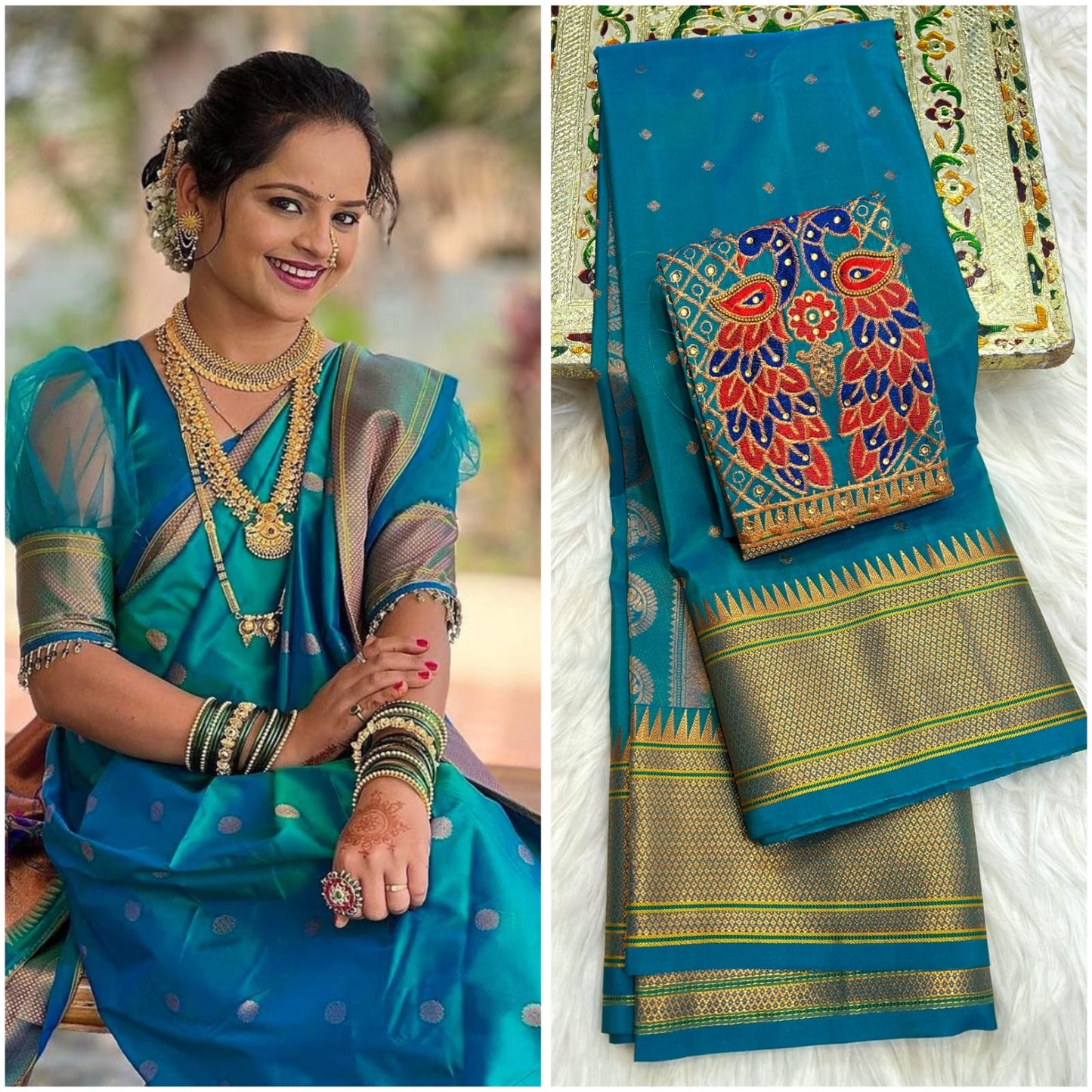 AARI WORK KALANJALI PAITHANI