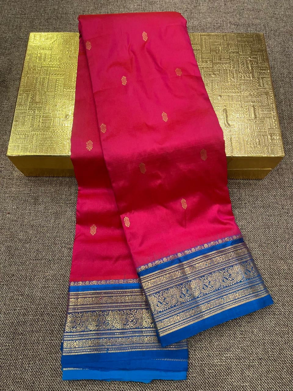 PSKM69 Pure Silk Kanjivaram Paithani