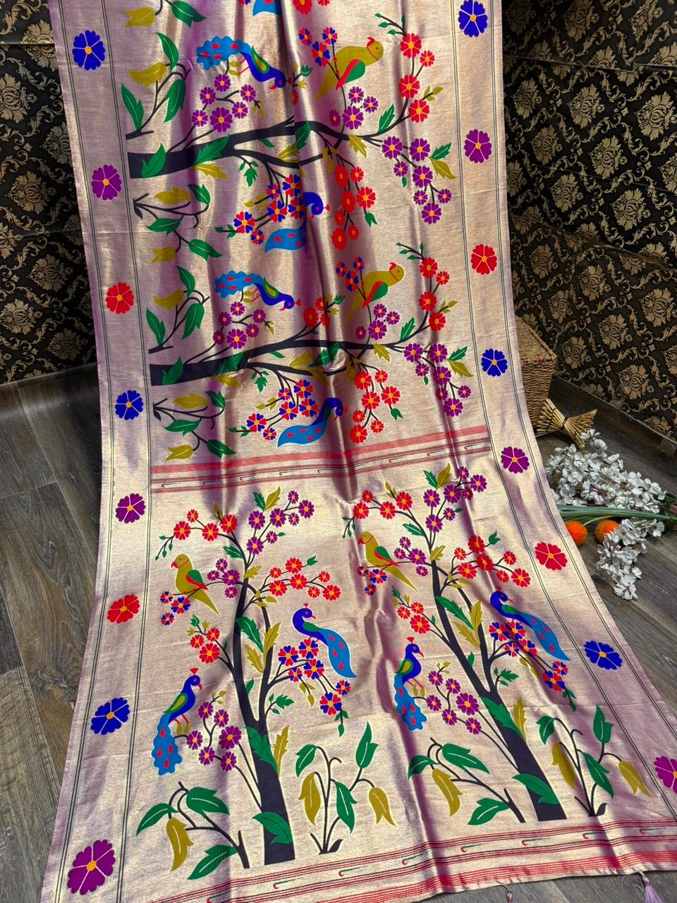 JANAK - All Over Brocade Paithani
