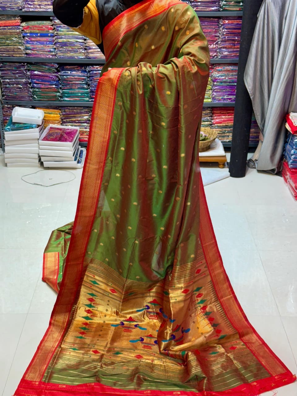 DBL16 -Traditional Double Pallu Paithani