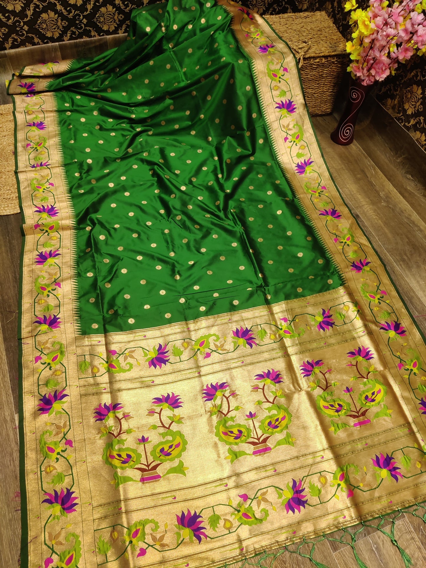 Banarasi Katan Silk Paithani