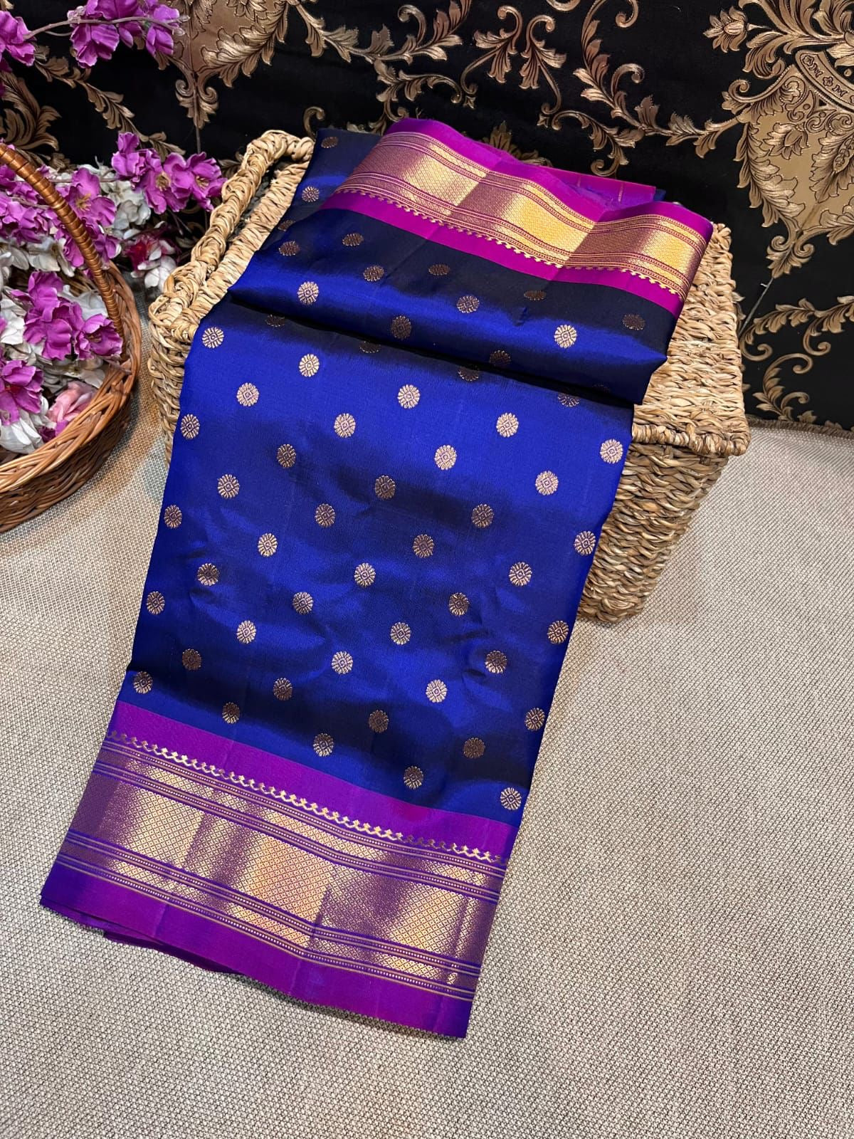 Kalanjali Paithani Pure Silk Handloom