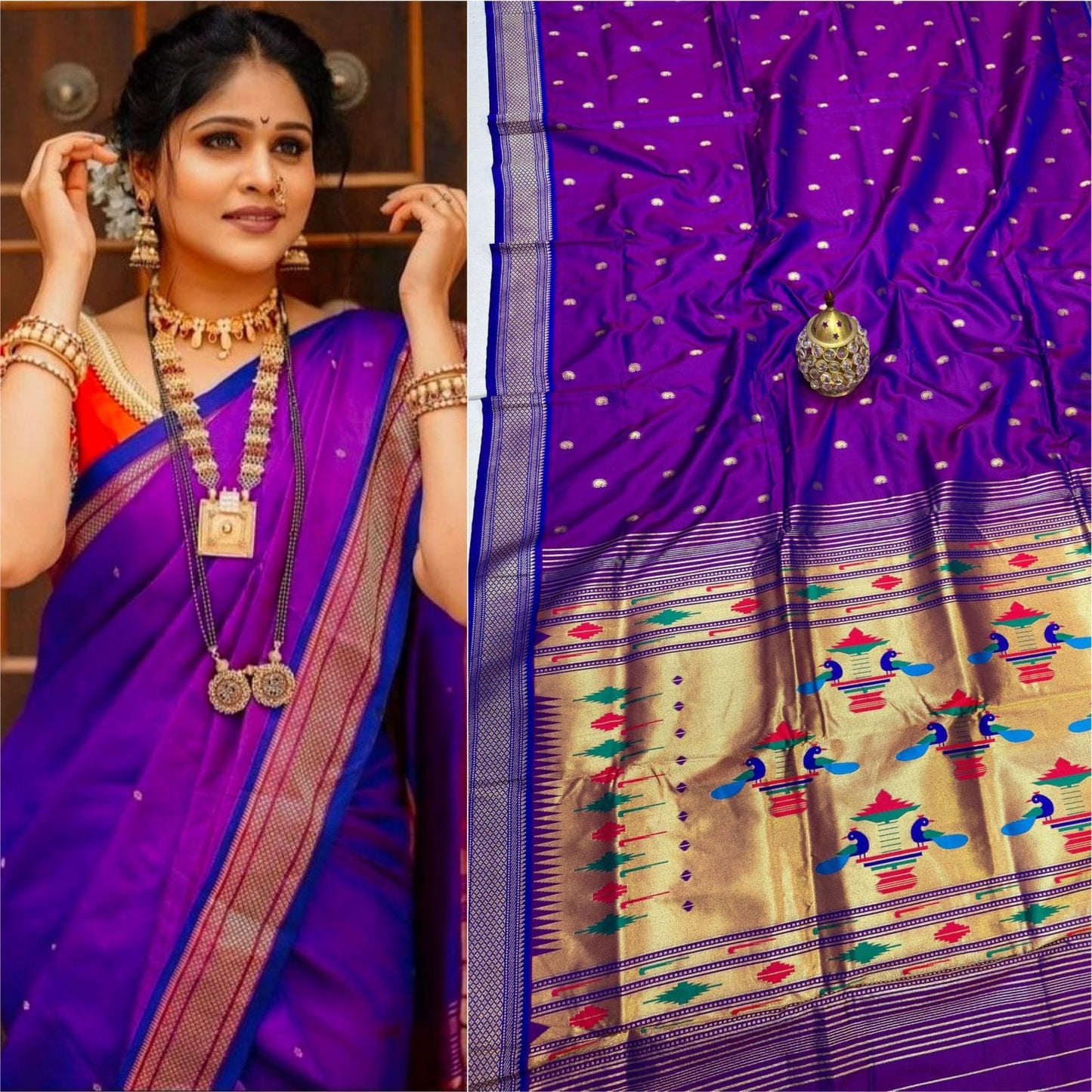 DBL16 -Traditional Double Pallu Paithani
