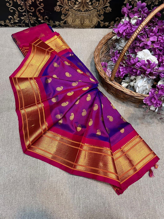 Kalanjali Paithani Pure Silk Handloom