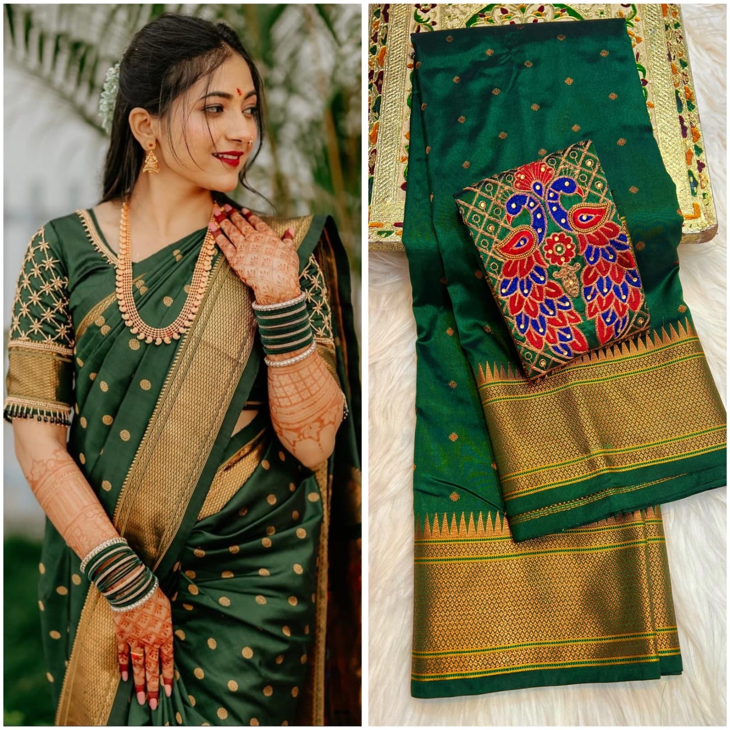 AARI WORK KALANJALI PAITHANI