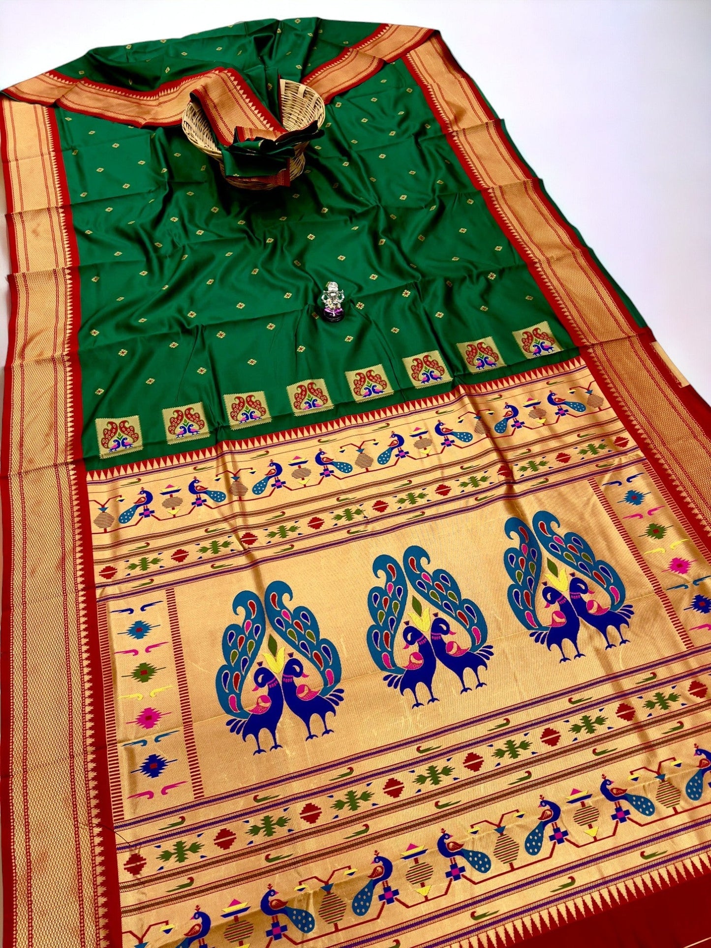 9 Yard Fancy Pallu Paithani