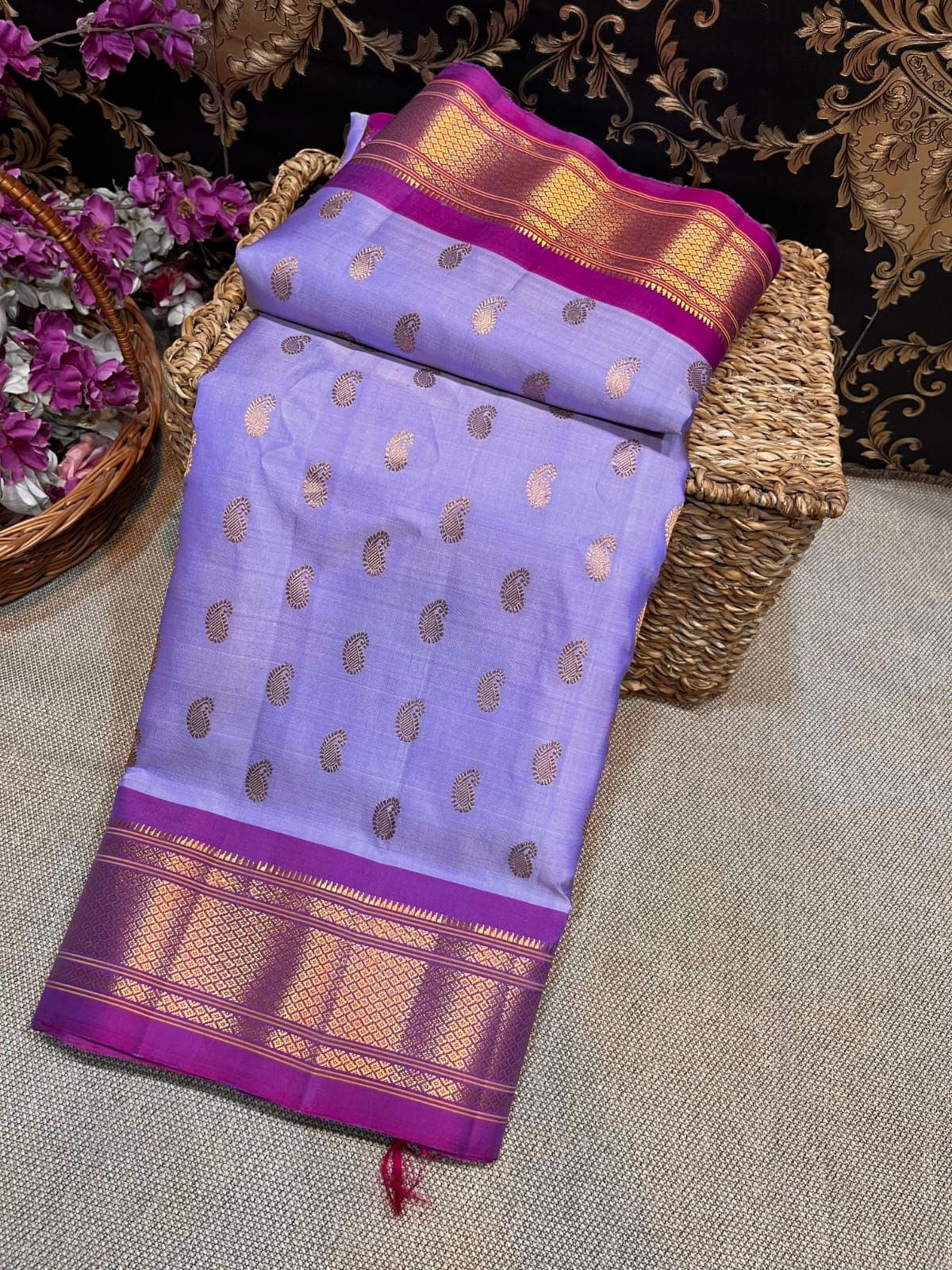 Kalanjali Paithani Pure Silk Handloom