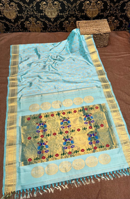 Kalanjali Paithani Pure Silk Handloom