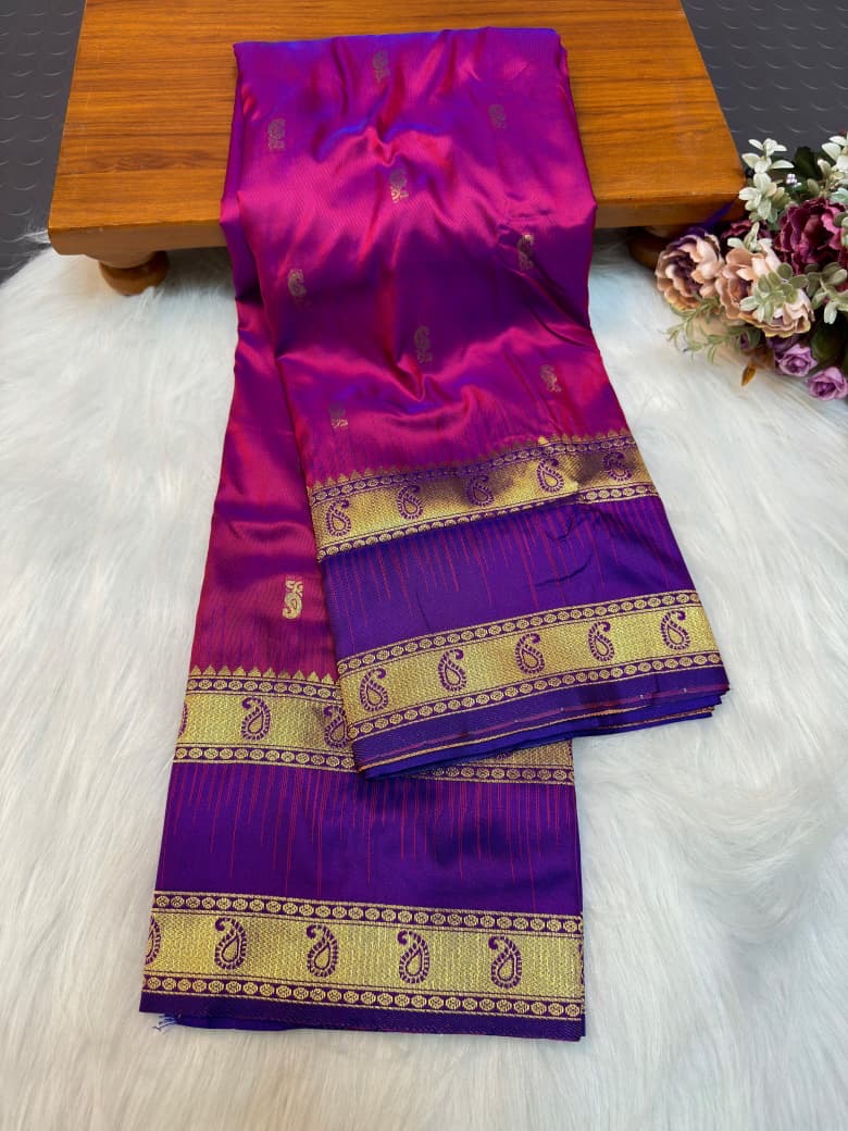 Mugdha Gadwal Border Paithani