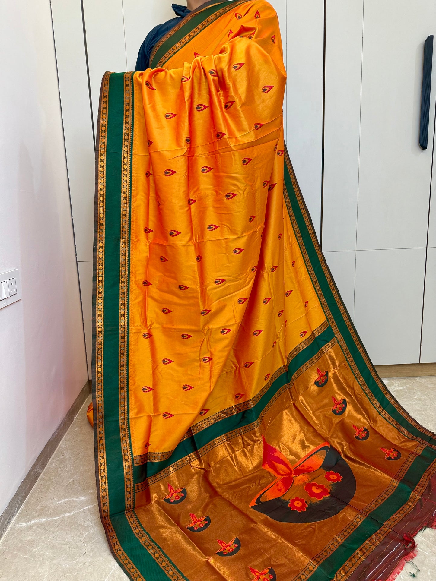 ADSS Diya Pallu Silk Saree !