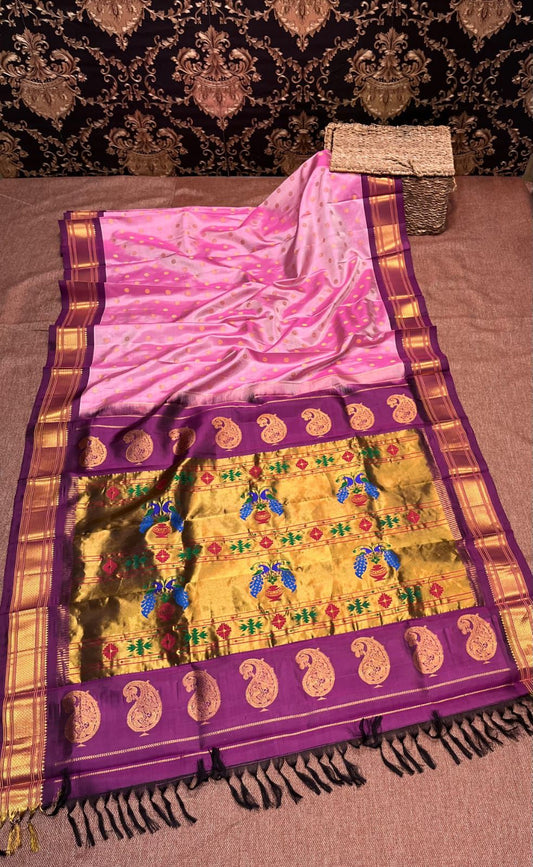 Kalanjali Paithani Pure Silk Handloom