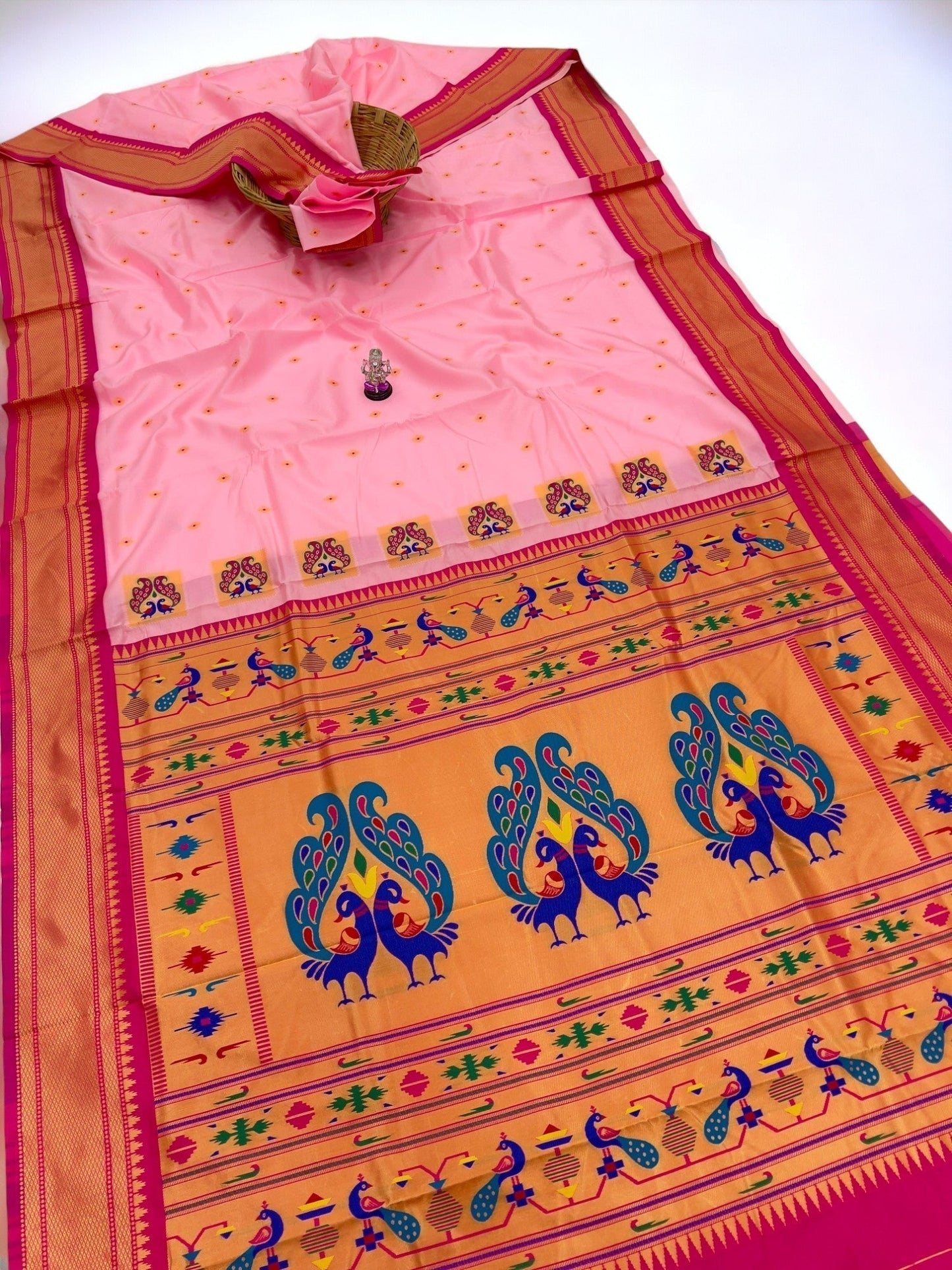 9 Yard Fancy Pallu Paithani