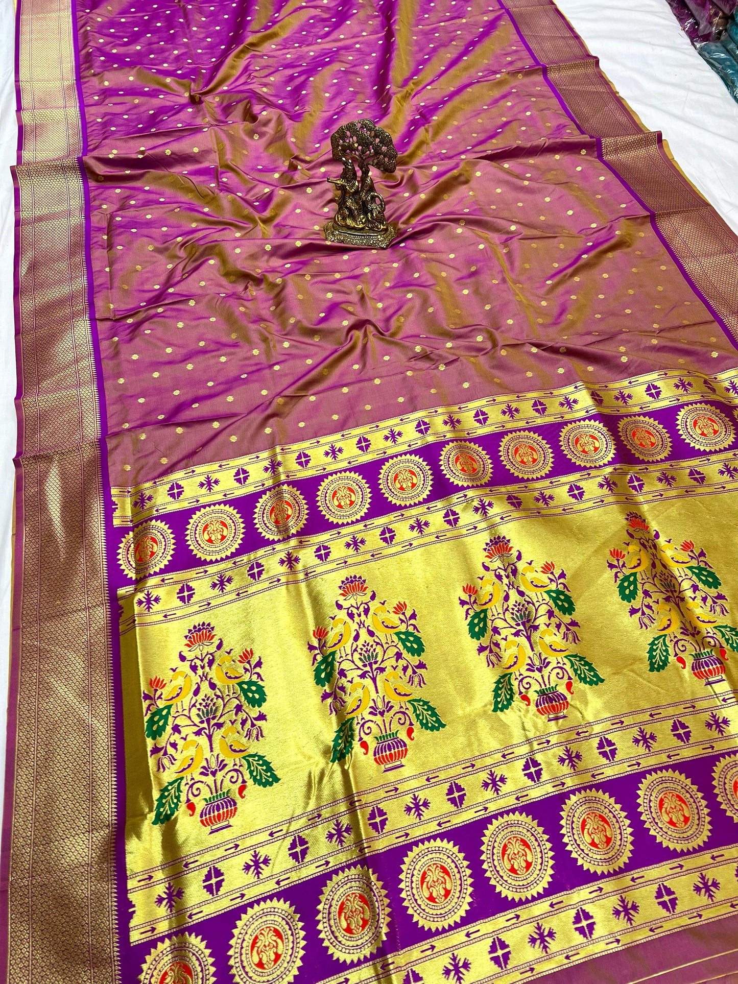 Soft silk kalanjali paithani
