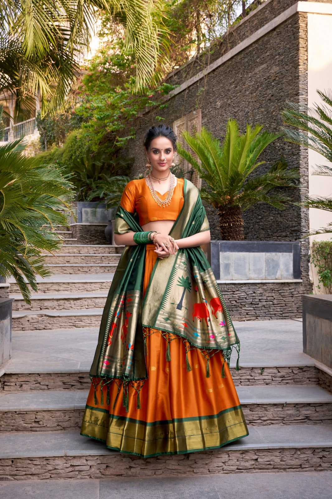 MorChandrika
 - Paithani Lehenga