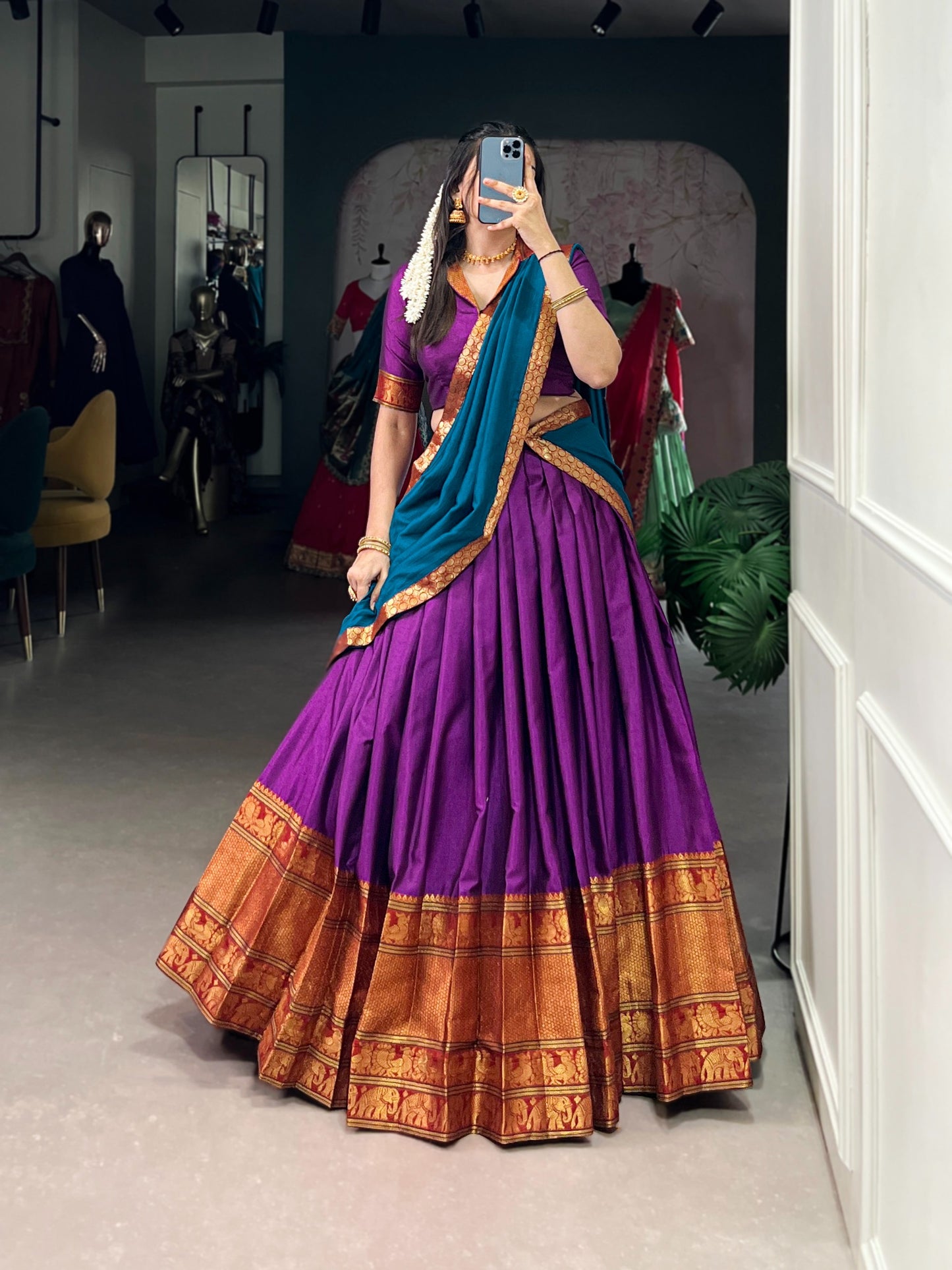 SELVI SOUTH TYPE LEHENGA