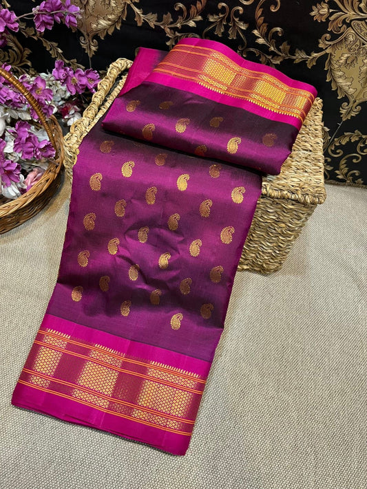 Kalanjali Paithani Pure Silk Handloom