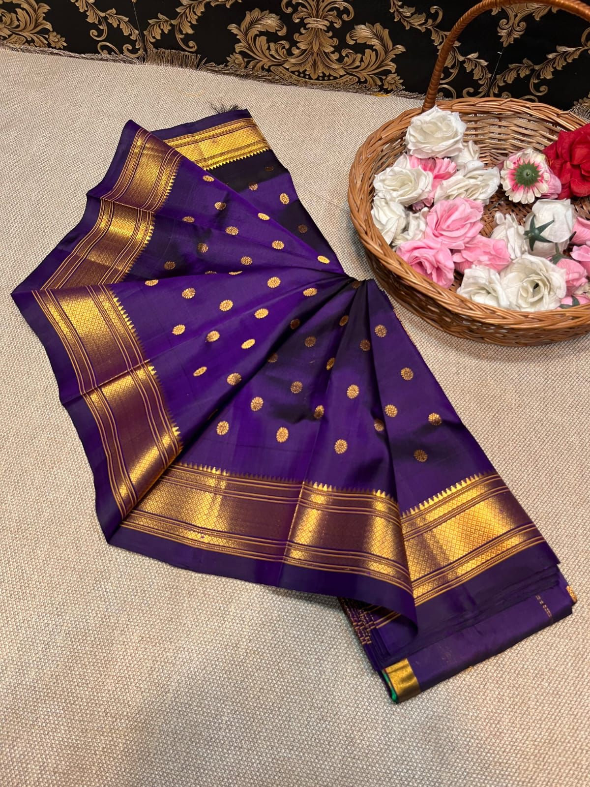 Kalanjali Paithani Pure Silk Handloom