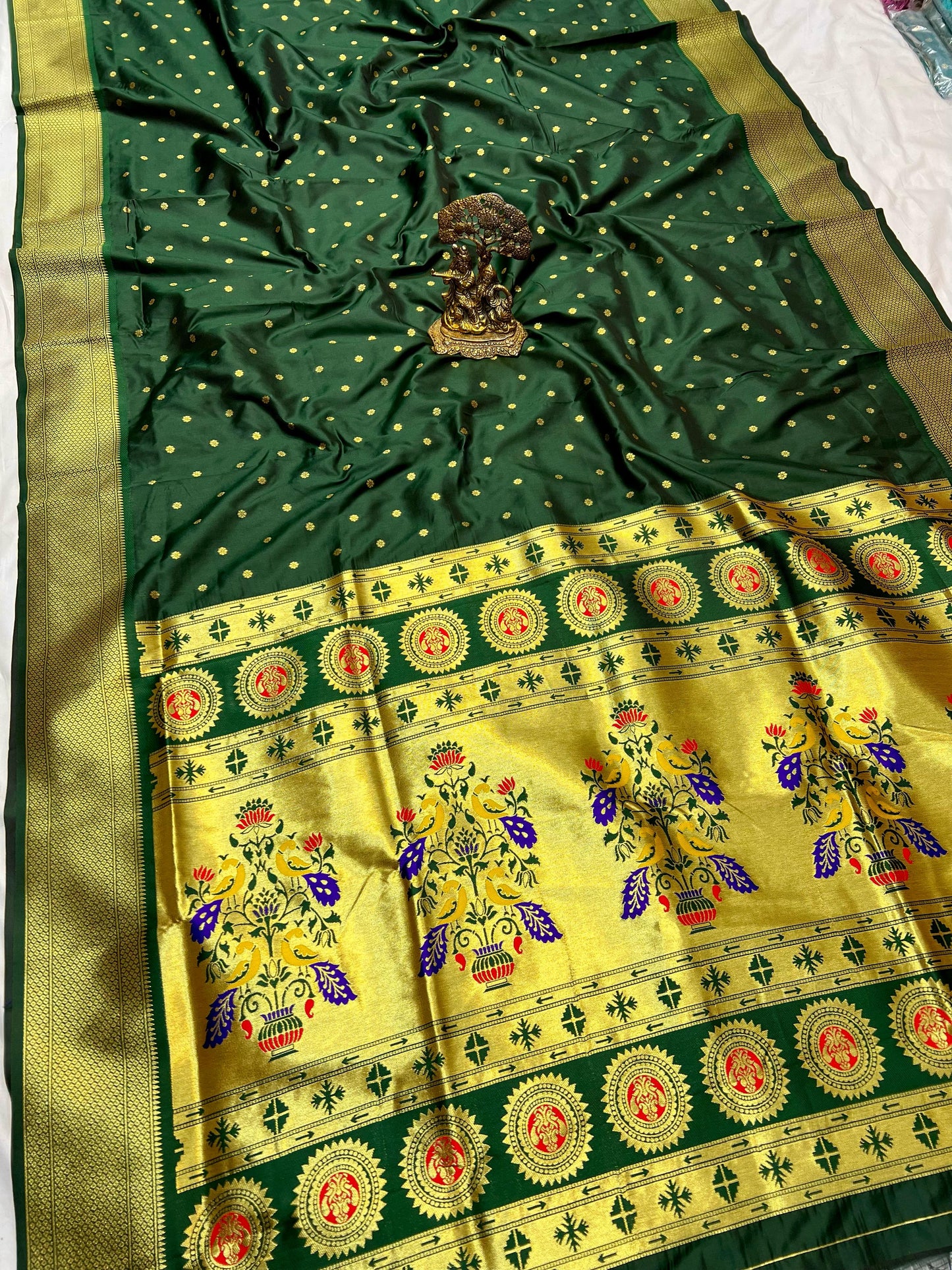 Soft silk kalanjali paithani