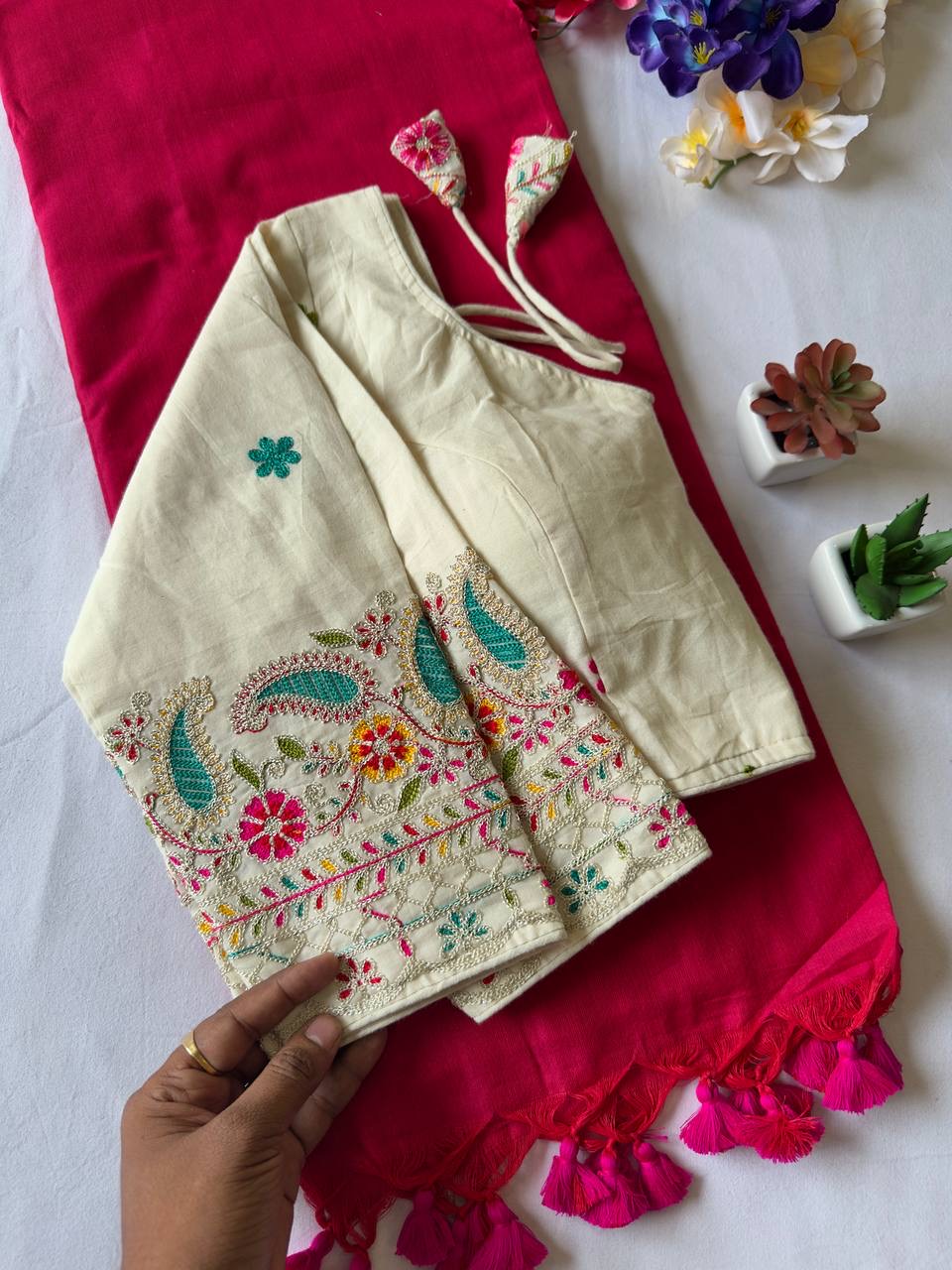 Pure Khadi cotton Saree