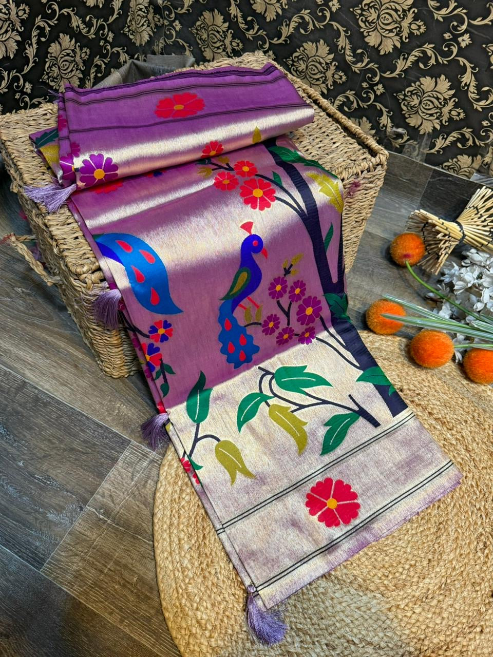 JANAK - All Over Brocade Paithani