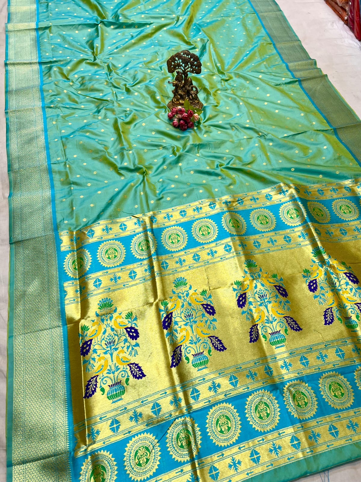 Soft silk kalanjali paithani