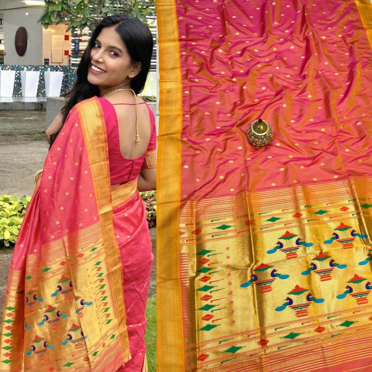 DBL16 -Traditional Double Pallu Paithani