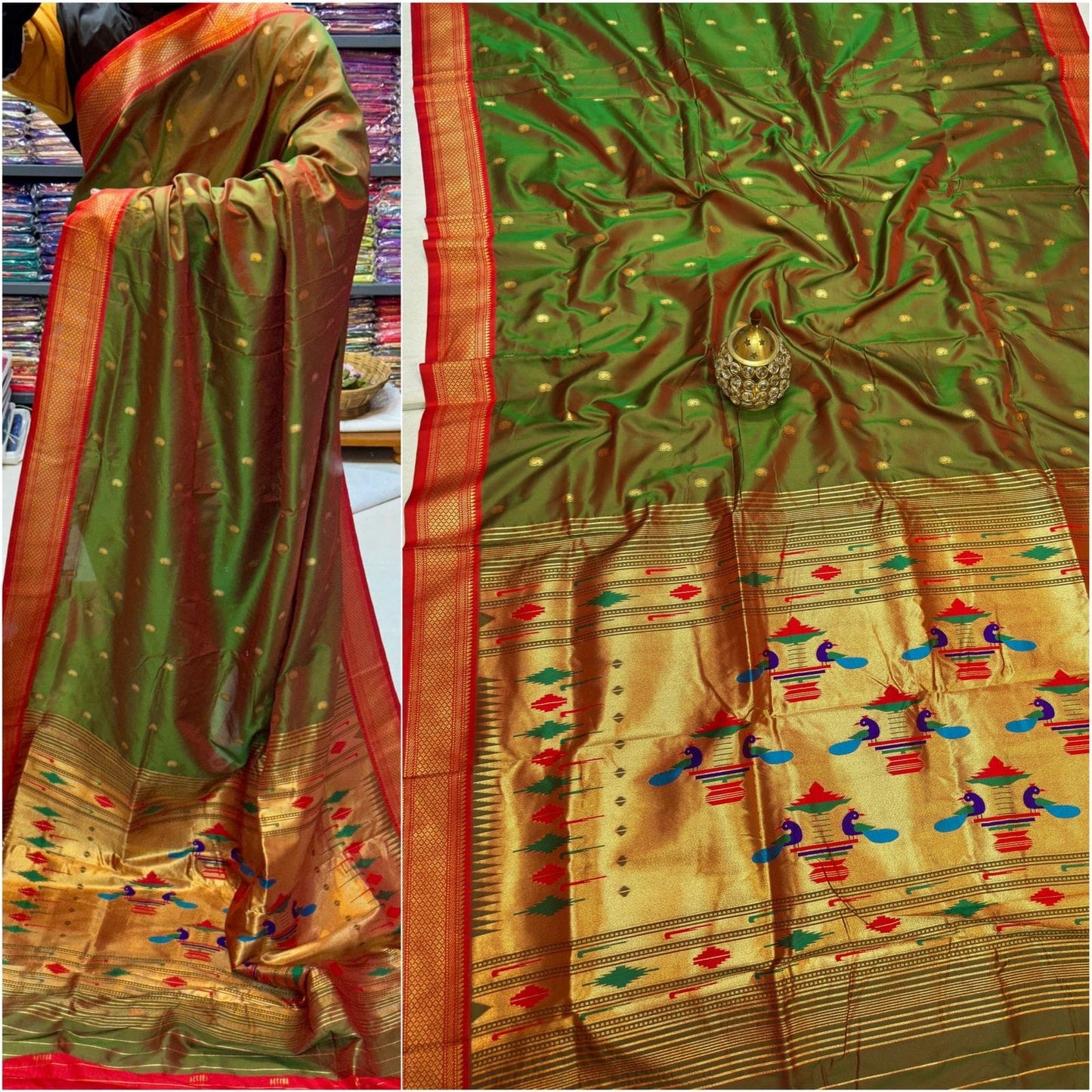 DBL16 -Traditional Double Pallu Paithani