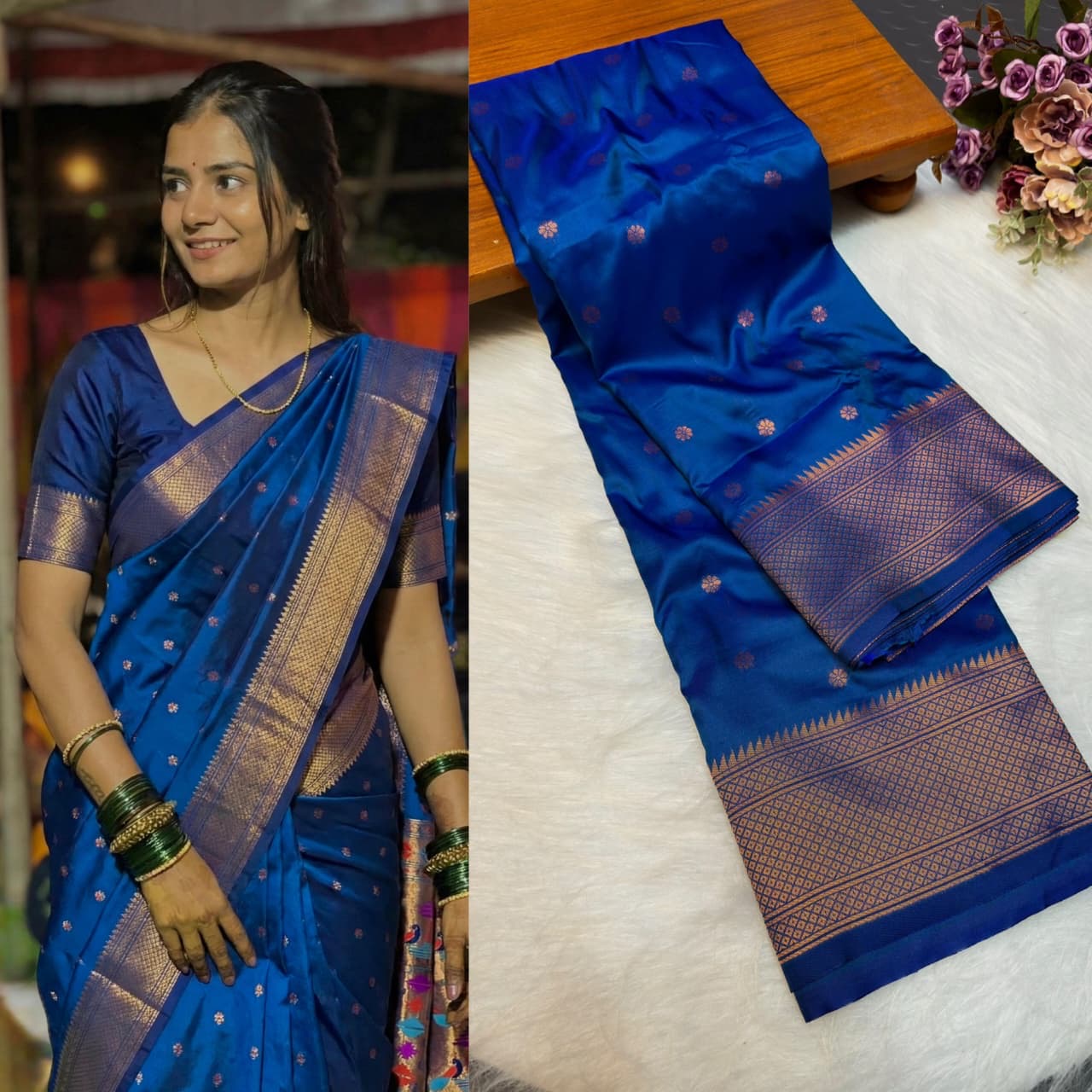 Madhura Soft Silk Kalanjali paithani