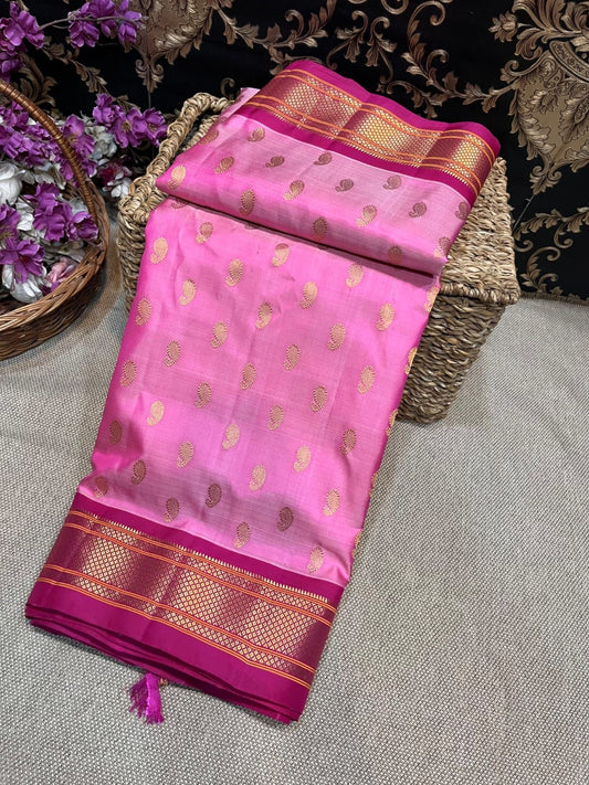 Kalanjali Paithani Pure Silk Handloom