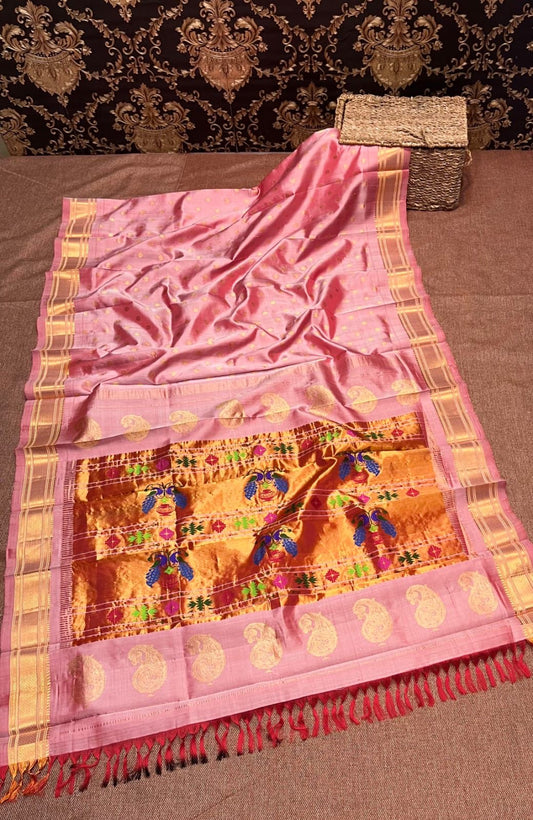 Kalanjali Paithani Pure Silk Handloom