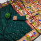 SBBP24- Swan Border Brocade Paithani !!