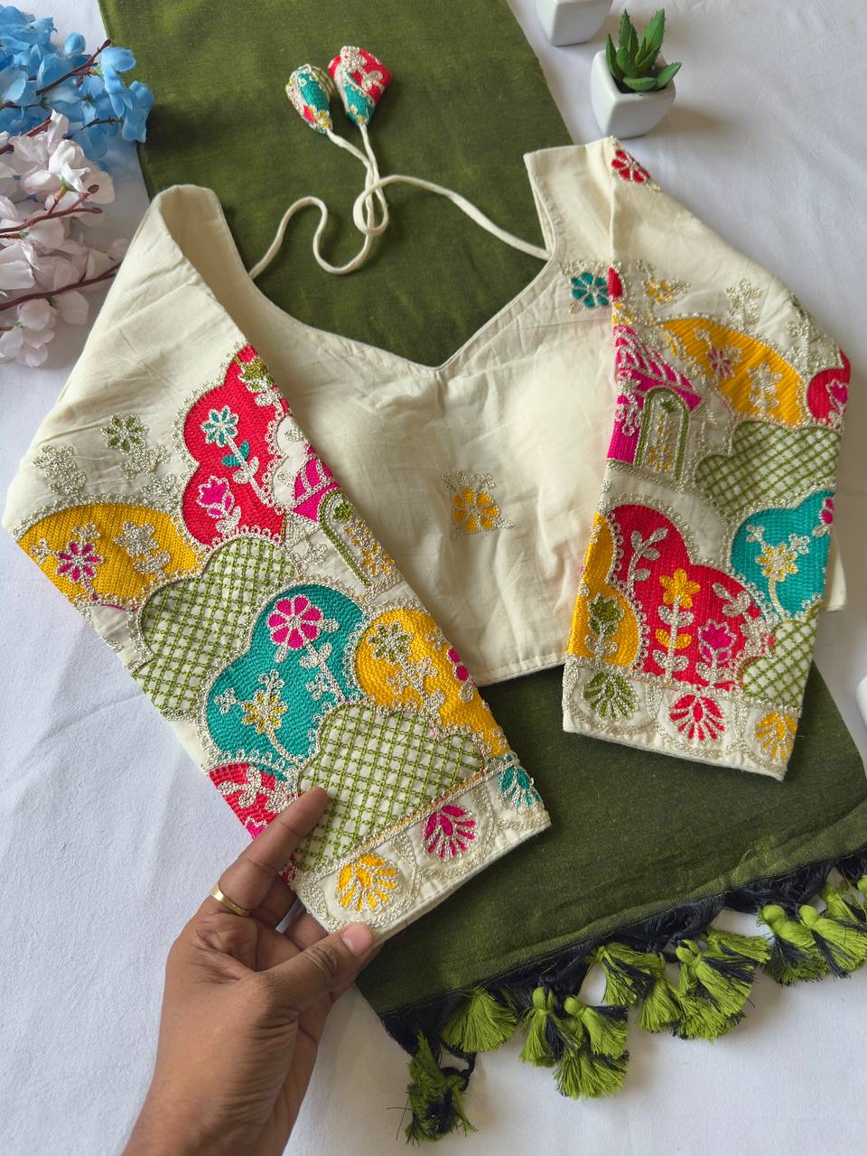 Pure Khadi cotton Saree