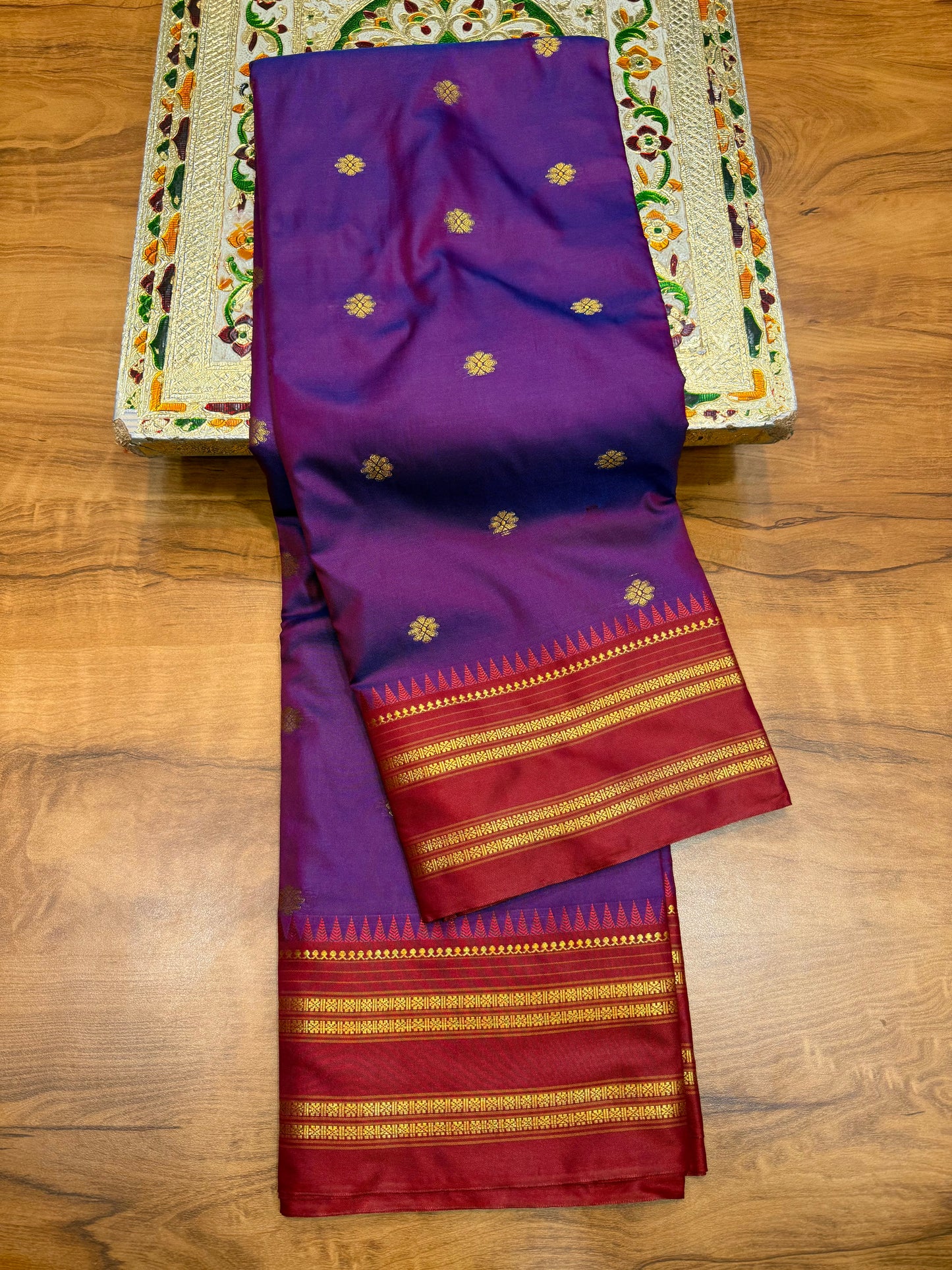 NS01 Narayanpeth Silk Saree