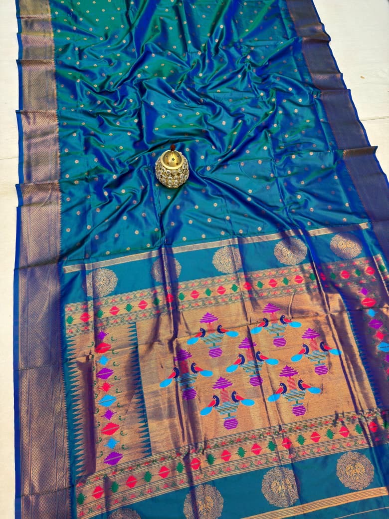 Madhura Soft Silk Kalanjali paithani