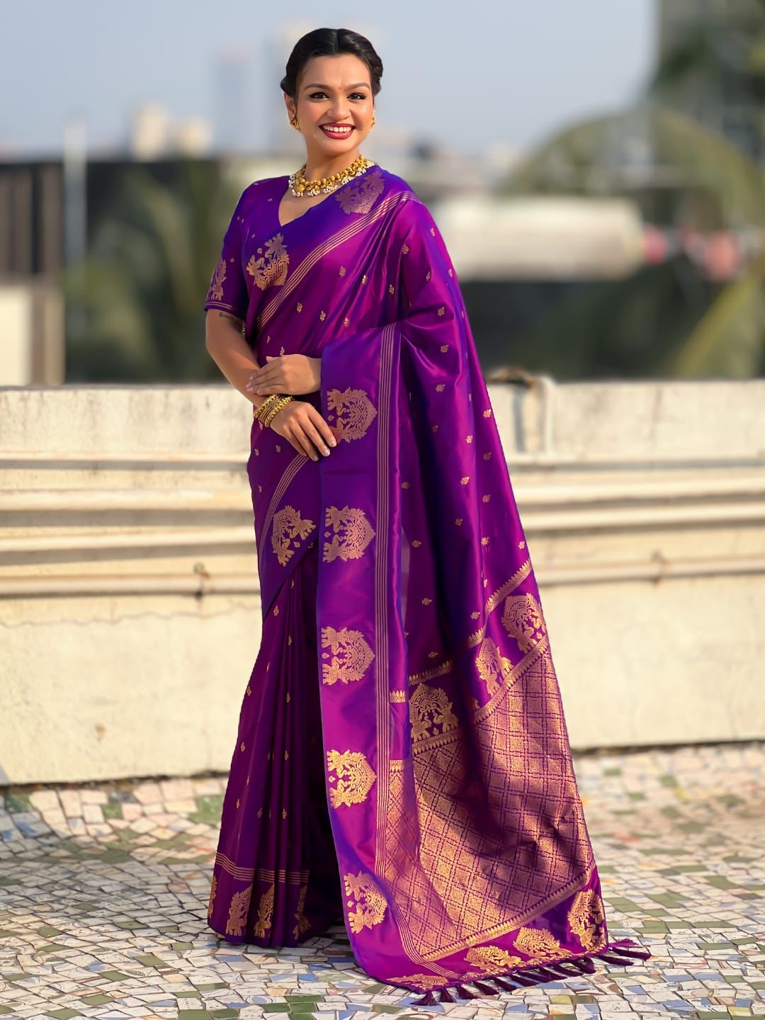 Gajlaxmi Silk Paithani