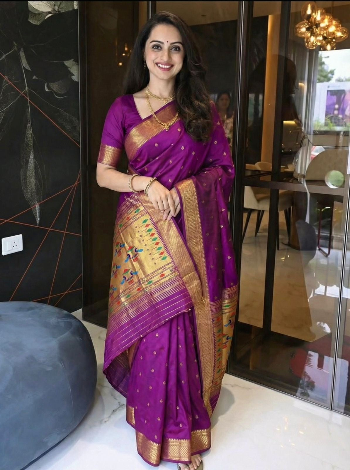 DBL16 -Traditional Double Pallu Paithani
